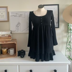 Never worn Soft black mini dress